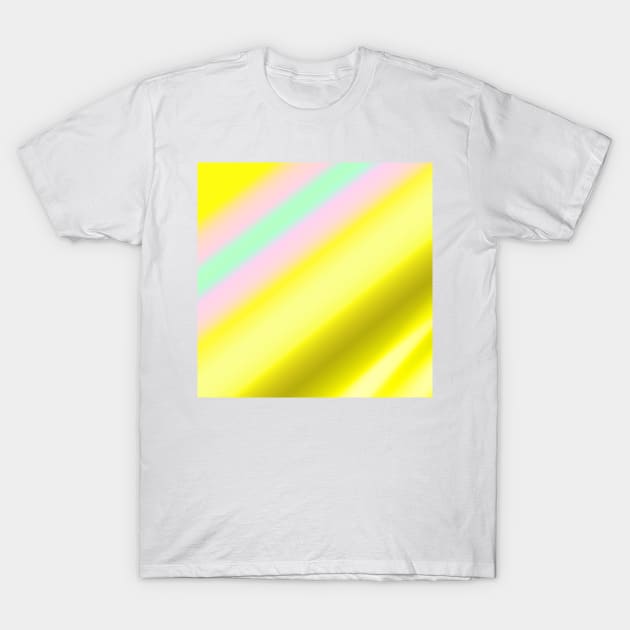 yellow pink white abstract texture T-Shirt by Artistic_st